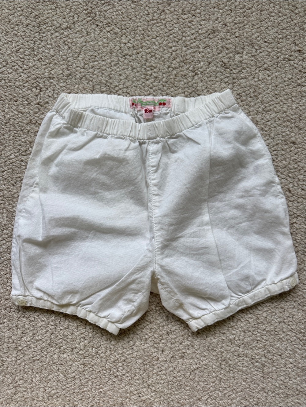 Bonpoint 18m White Baby Shorts bloomers
